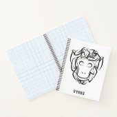 白黒の部族猿 ノートブック (内部)