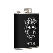 白黒の部族猿 フラスク (右)