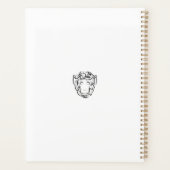 白黒の部族猿 プランナー手帳 (裏面)