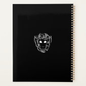 白黒の部族猿 プランナー手帳 (裏面)