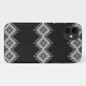 白黒の部族芸術 Case-Mate iPhoneケース (裏面(横))