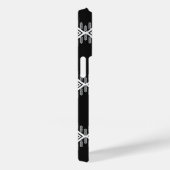 白黒の部族芸術 Case-Mate iPhoneケース (裏面 / 右)