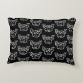 白黒の部族豚 アクセントクッション (裏面)