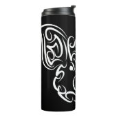 白黒の部族豚 タンブラー (回転左)