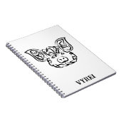 白黒の部族豚 ノートブック (右側)