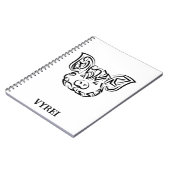 白黒の部族豚 ノートブック (左側)