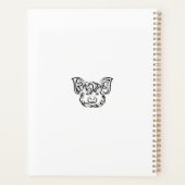 白黒の部族豚 プランナー手帳 (裏面)