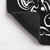 白黒の部族豚 マウスパッド (コーナー)