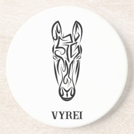 白黒の部族馬 コースター