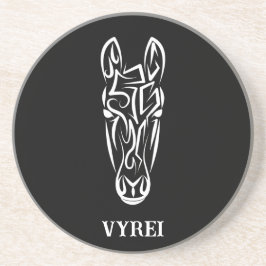 白黒の部族馬 コースター