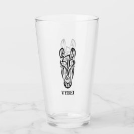 白黒の部族馬 タンブラーグラス