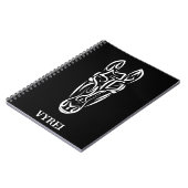 白黒の部族馬 ノートブック (左側)