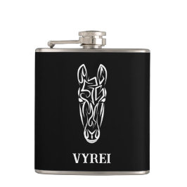 白黒の部族馬 フラスク