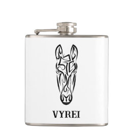 白黒の部族馬 フラスク