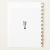 白黒の部族馬 プランナー手帳 (裏面)