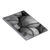 白黒の野球 ノートブック (右側)