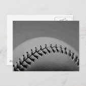 白黒の野球 ポストカード (正面/裏面)