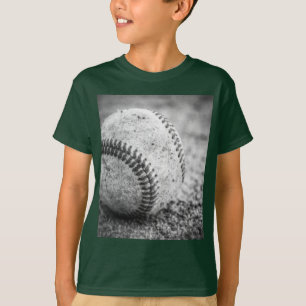 白黒の野球 Tシャツ