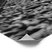 白黒の鉄道線路16x20ポスタープリント ポスター (角)