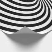 白黒の錯視 ラッピングペーパー (角)
