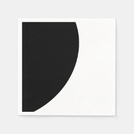 白黒の陛下 スタンダードカクテルナプキン