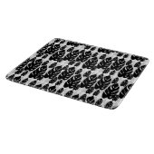 白黒の離れデザイン カッティングボード (角)