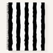 白黒の離れ学校ギフトパーソナライズされた ノートブック (正面)