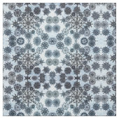 白黒の雪片 ファブリック (見本)