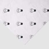 白黒の電球 薄葉紙 (詳細)