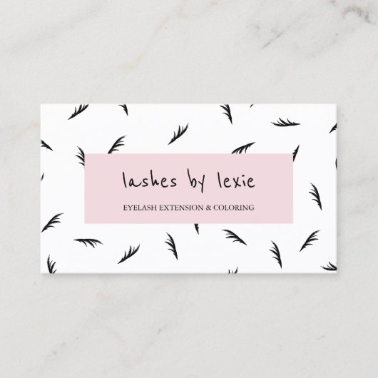 白黒の鞭パターン鞭の芸術家 名刺 (正面)