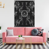 白黒の音楽スピーカーキャンバス印刷 キャンバスプリント (インサイチュ (リビング))