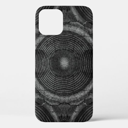 白黒の音楽スピーカーCase-Mate iPhone ca Case-Mate iPhoneケース (裏面)