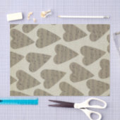 白黒の音楽ノートパターンミュージシャン 薄葉紙 (クラフト)