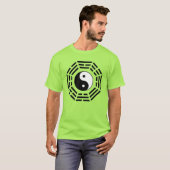 白黒の風水 Tシャツ (正面フル)