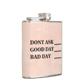 白黒の飲みおもしろい対策フラスコ フラスク (右)