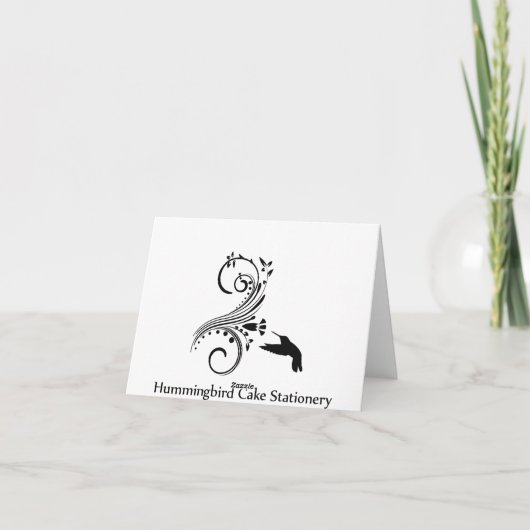 白黒の飾り付けありがとうございます サンキューカード (裏面)