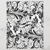 白黒の馬アートによる紙制作 (裏面)