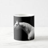白黒の馬 コーヒーマグカップ (中央)