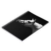 白黒の馬 ノートブック (左側)