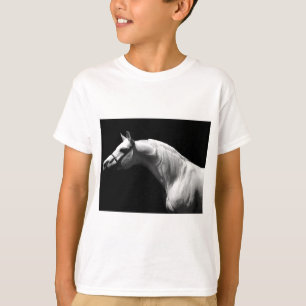 白黒の馬 Tシャツ