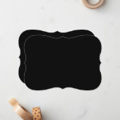 白黒の魅惑的なヴィンテージの写真 ノートカード (正面/裏面インサイチュ)