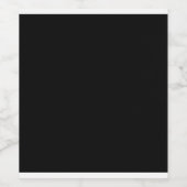 白黒の魅惑的なヴィンテージの写真 ワインラベル (シングルラベル)