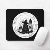 白黒の魔女の振り子板 マウスパッド (マウス)