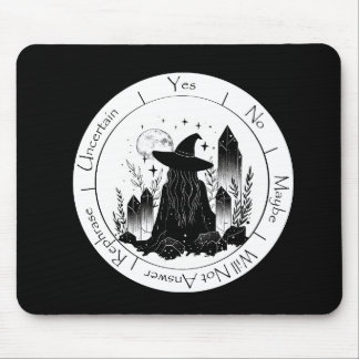 白黒の魔女の振り子板 マウスパッド