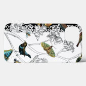 白黒の鳥と蝶 Case-Mate iPhoneケース (裏面 (横))