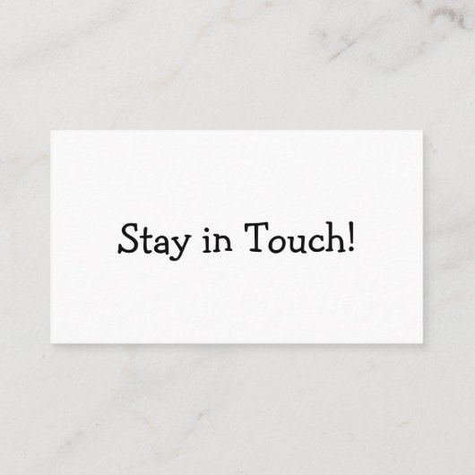 白黒の「引っ越しました」カード（リトルハウス付） 名刺 (裏面)