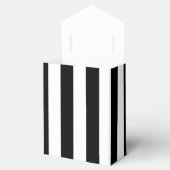 白黒のFavorストライプ boxバッグ フェイバーボックス (オープン)