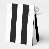 白黒のFavorストライプ boxバッグ フェイバーボックス (裏面サイド)