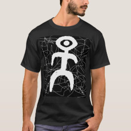 白黒のMensch Tシャツ