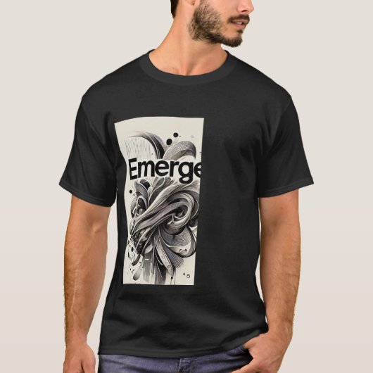白黒のtシャツ tシャツ (正面)